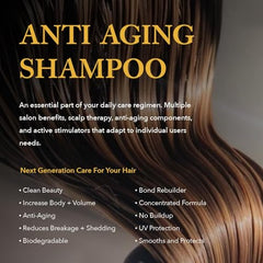 Texture crèmeuse du shampooing sans sulfate d'Ethica Beauty pour un lavage doux.