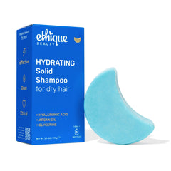 Champú sólido Ethique con ácido hialurónico para hidratación profunda.