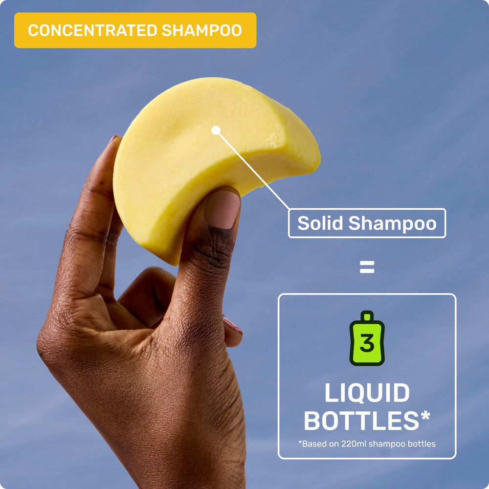 Ethique Clarifying Shampoo Bar tamaño de viaje ideal para viajar ligero