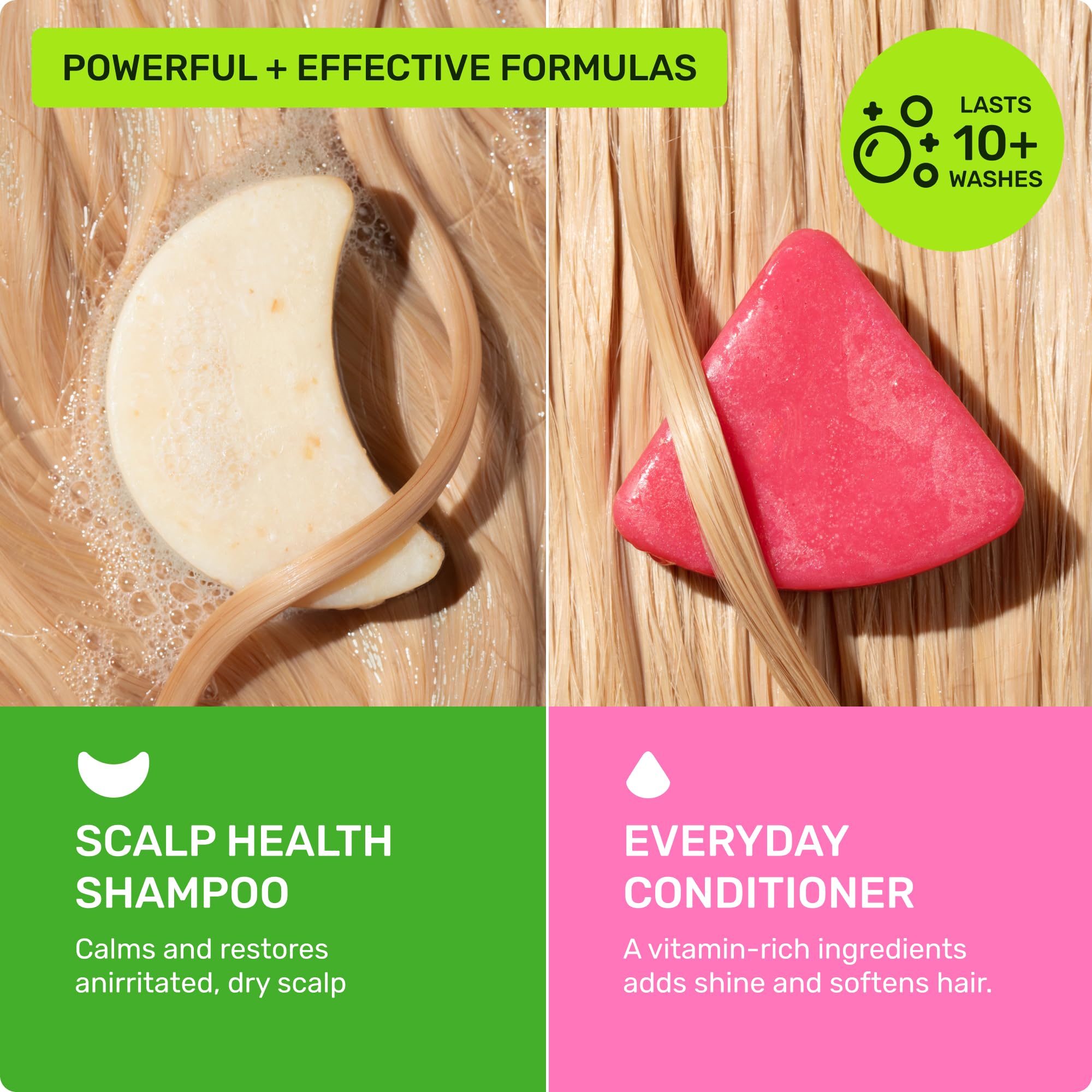 Ethique mini muestra acondicionador cabello peinado suave