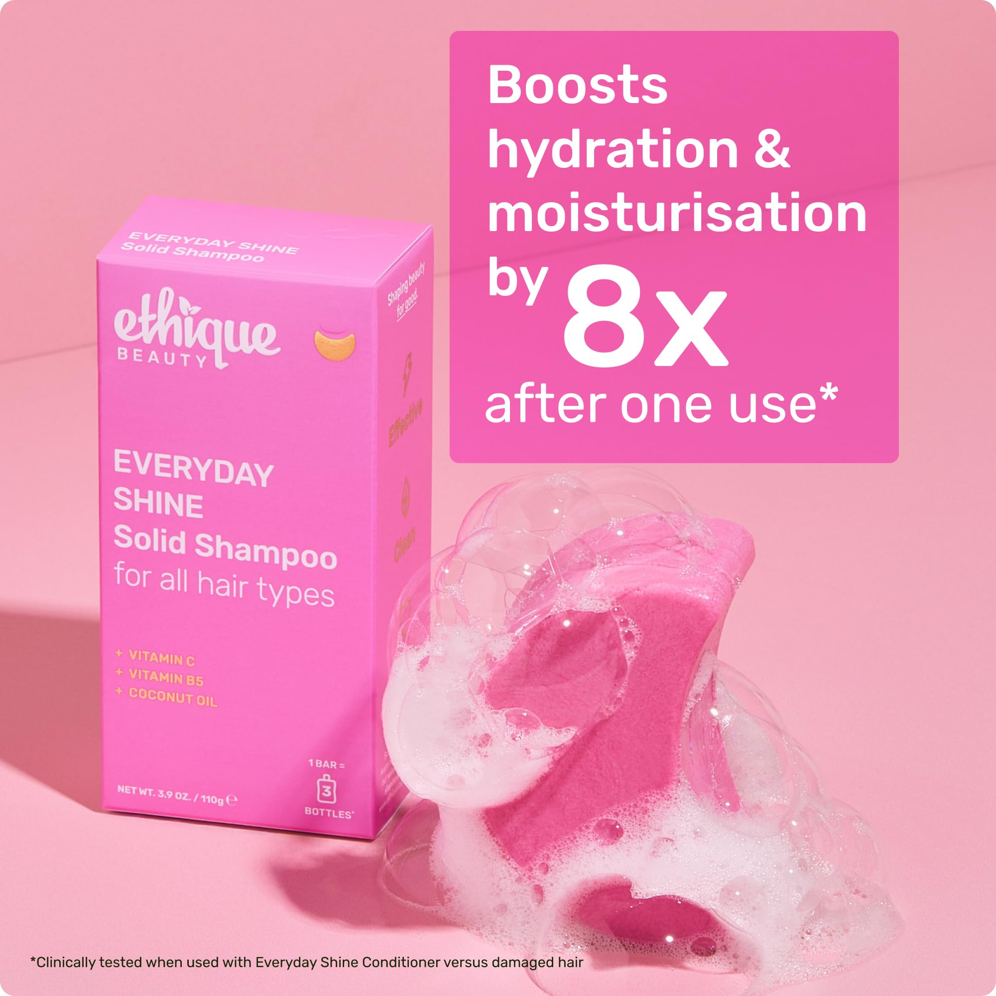 Formato de viaje compacto de Ethique listo para maleta.