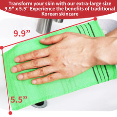 etreetowel toallita exfoliante baño, limpieza suave y purificación de la piel durante el baño.