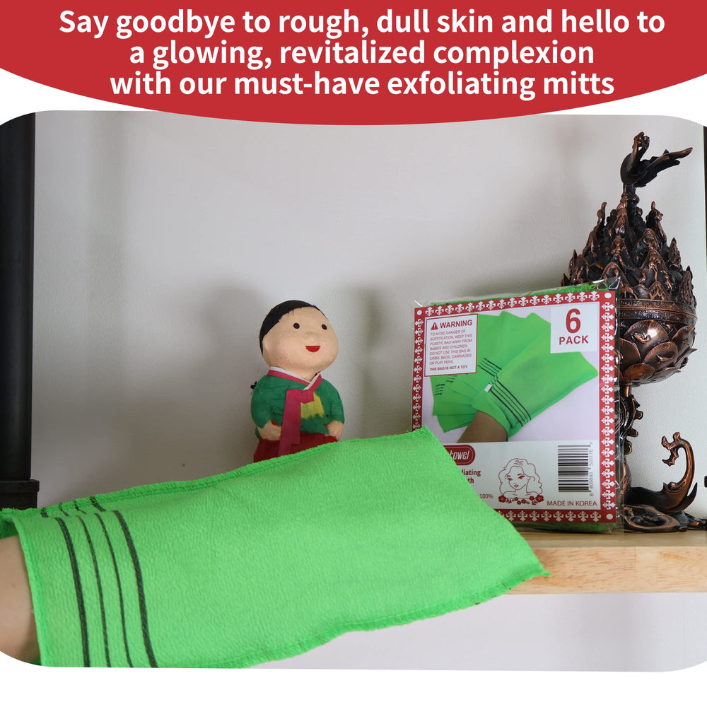 etreetowel toallita exfoliante grande para exfoliar el cuerpo tras la ducha.