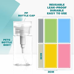 ETTSNU dispensadores 150 ml, cuerpo transparente para revisar líquido