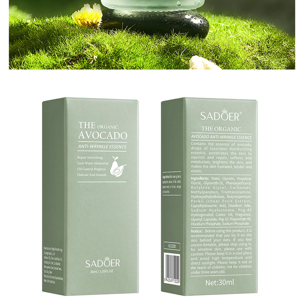 Etuanxi mascarillas faciales de aguacate, 5 piezas para cuidado intensivo.