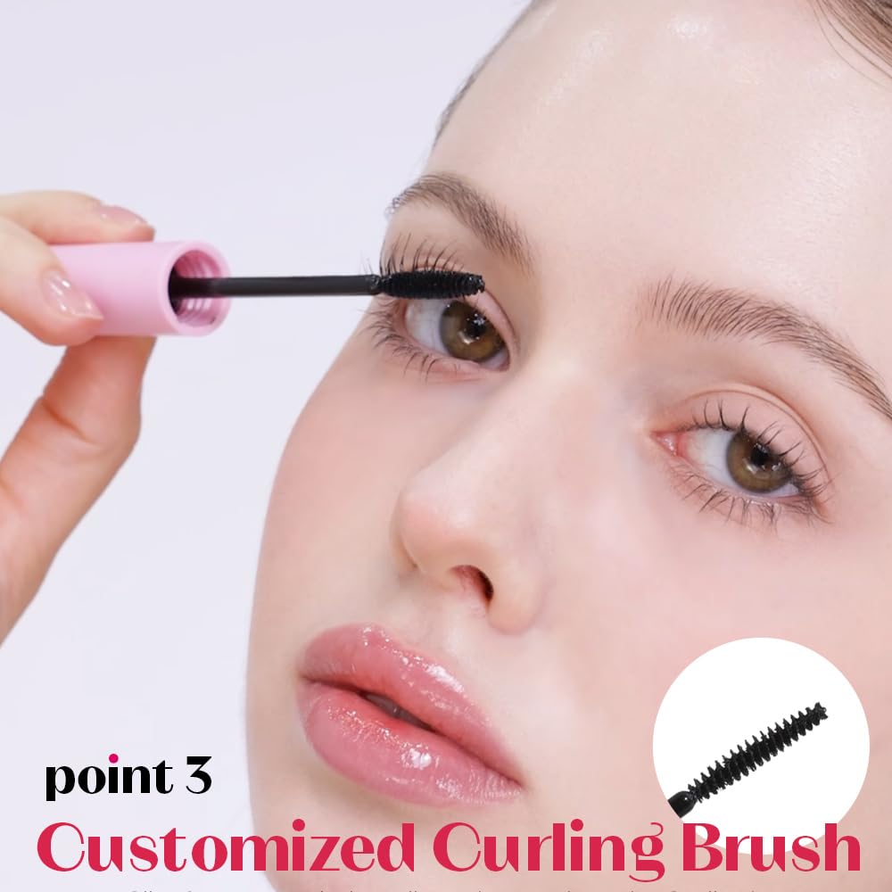 ETUDE Curl Fix Mascara Mini definición sin grumos ni manchas.