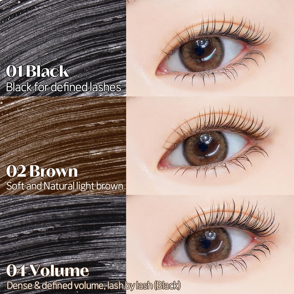 ETUDE Curl Fix Mascara Mini resistente al agua para un look todo el día.