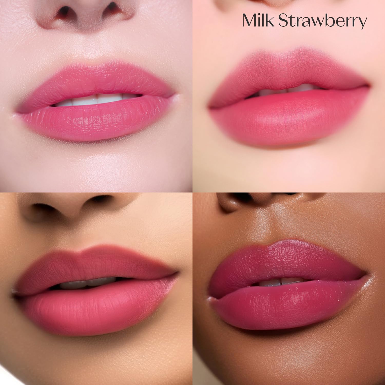 ETUDE Dear Darling Marker Tint #4 Mlik Strawberry muestra aplicación detallada para trazos precisos