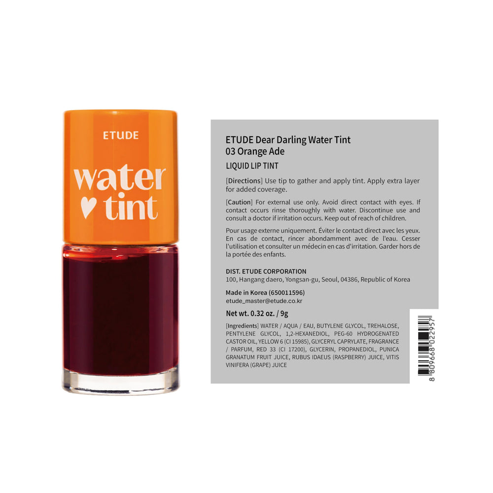 ETUDE Dear Darling Tinte Hidratante acabado brillante y natural.