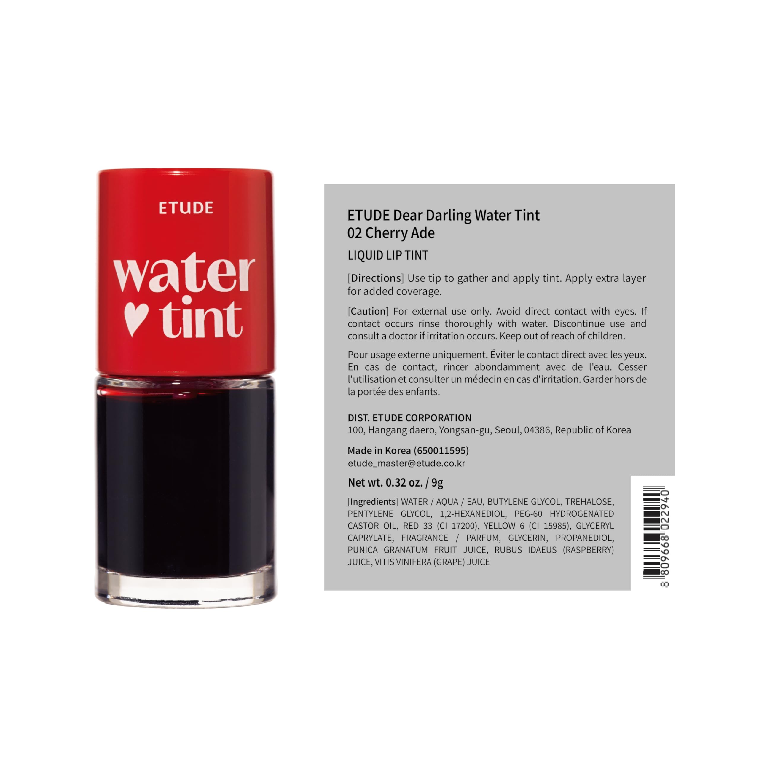 ETUDE Dear Darling Water Tint regalo-belleza-coreana: compacto y práctico.