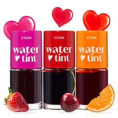 ETUDE Dear Darling Water Tint Strawberry Ade bottle shows weightless color