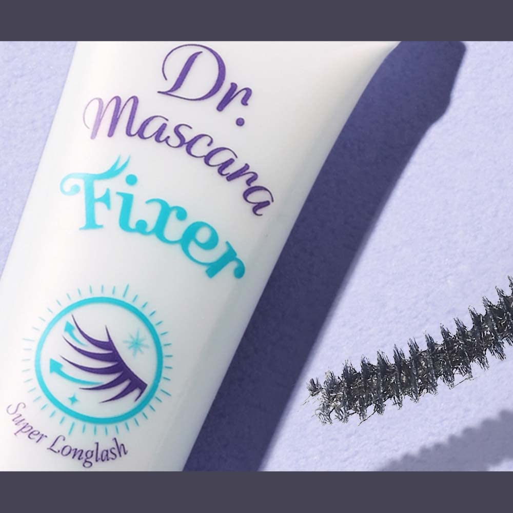 ETUDE Dr. Mascara Fixer before after showing dramatic-looking lashes