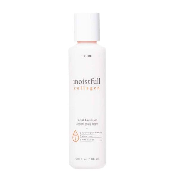 ETUDE Moistfull Colágeno Emulsión: agua de colágeno para una piel más firme y suave.