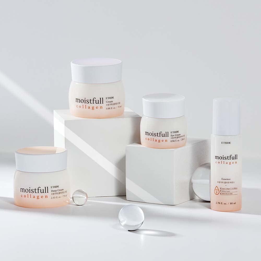 ETUDE Moistfull Collagen Crème – protéines Lupinus Albus apportant du velouté.