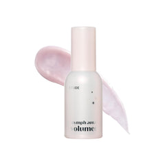 ETUDE Nymph Aura Volumer muestra efecto piel vidrio para un brillo natural.