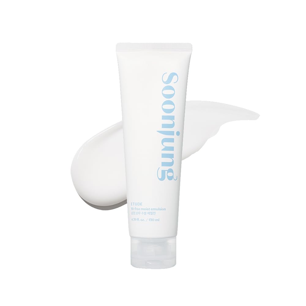 ETUDE SoonJung emulsión en botella, hidratante suave para piel sensible.