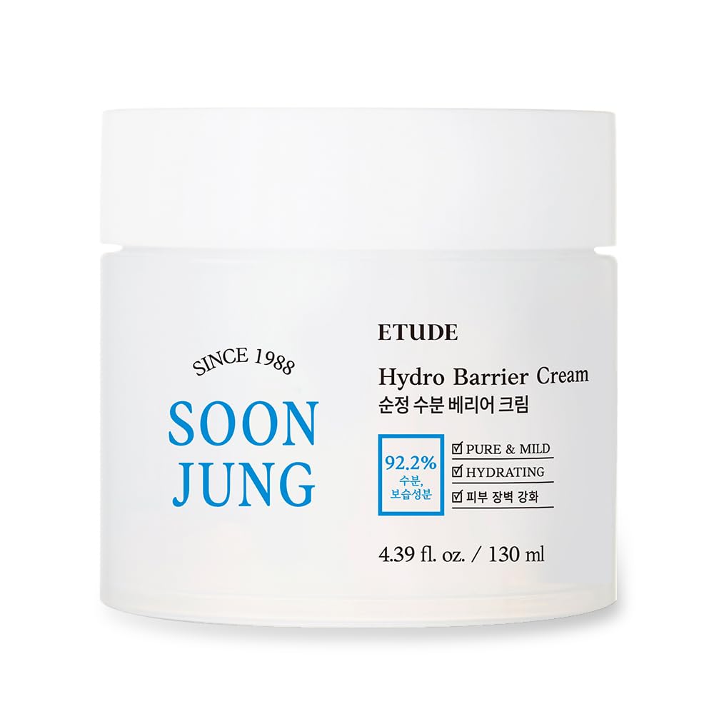 ETUDE SoonJung Barrera Hidratante Crema Tarro: hidratación duradera para piel sensible.