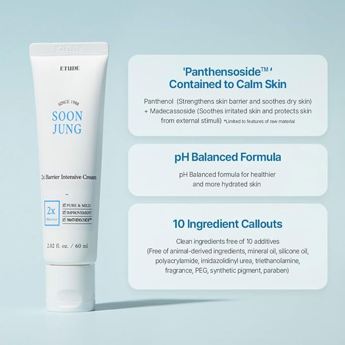ETUDE SoonJung test dermatologique hypoallergénique pour peaux sensibles