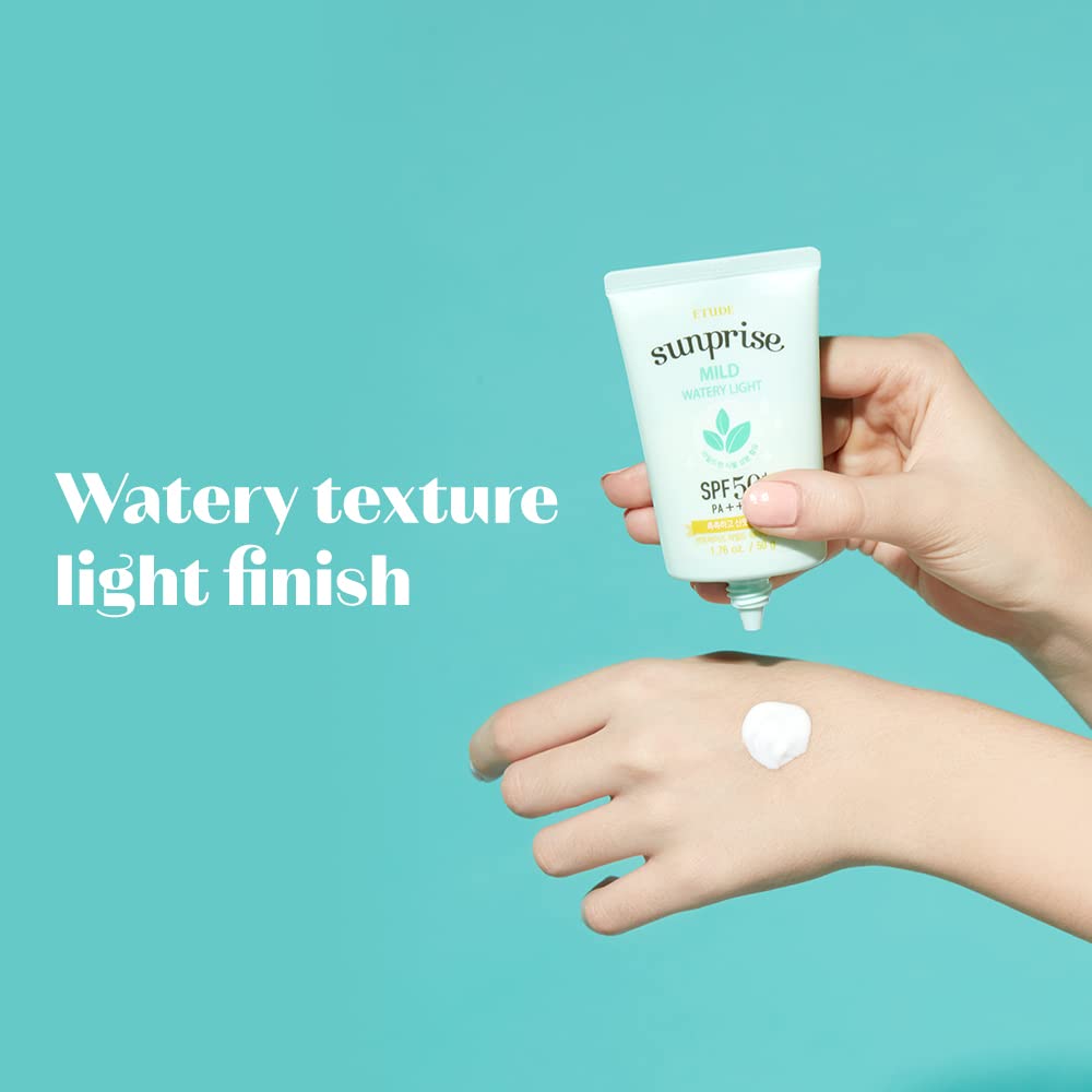 ETUDE Sunprise: protección SPF50+/PA+++ para cuidado solar diario.