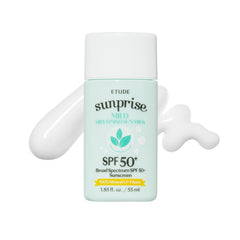 ETUDE Sunprise en bote, protector mineral SPF50+ para protección diaria.