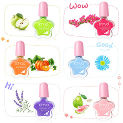 Etyjo esmalte para niños, aplicación fácil con pincel cómodo para dedos pequeños.