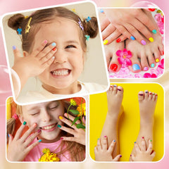 ETYJO esmalte para niñas, colores arcoíris vibrantes que inspiran.