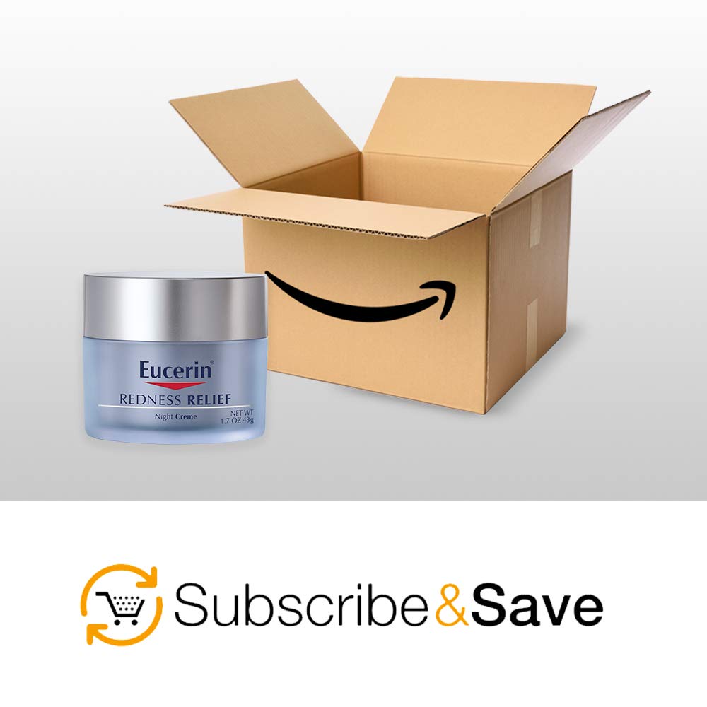 Aplicación suave de crema nocturna Eucerin para uso nocturno cómodo.