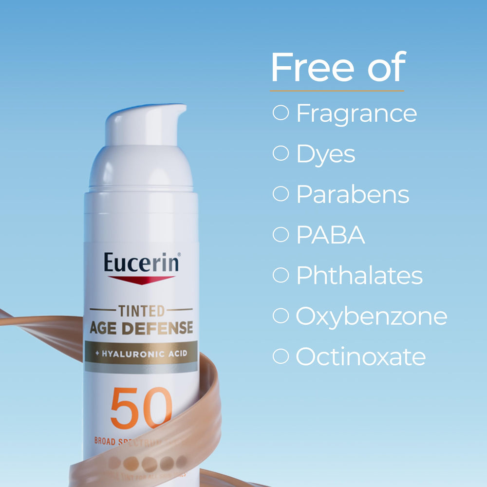 Producto dermatológicamente diseñado por Eucerin para piel sensible