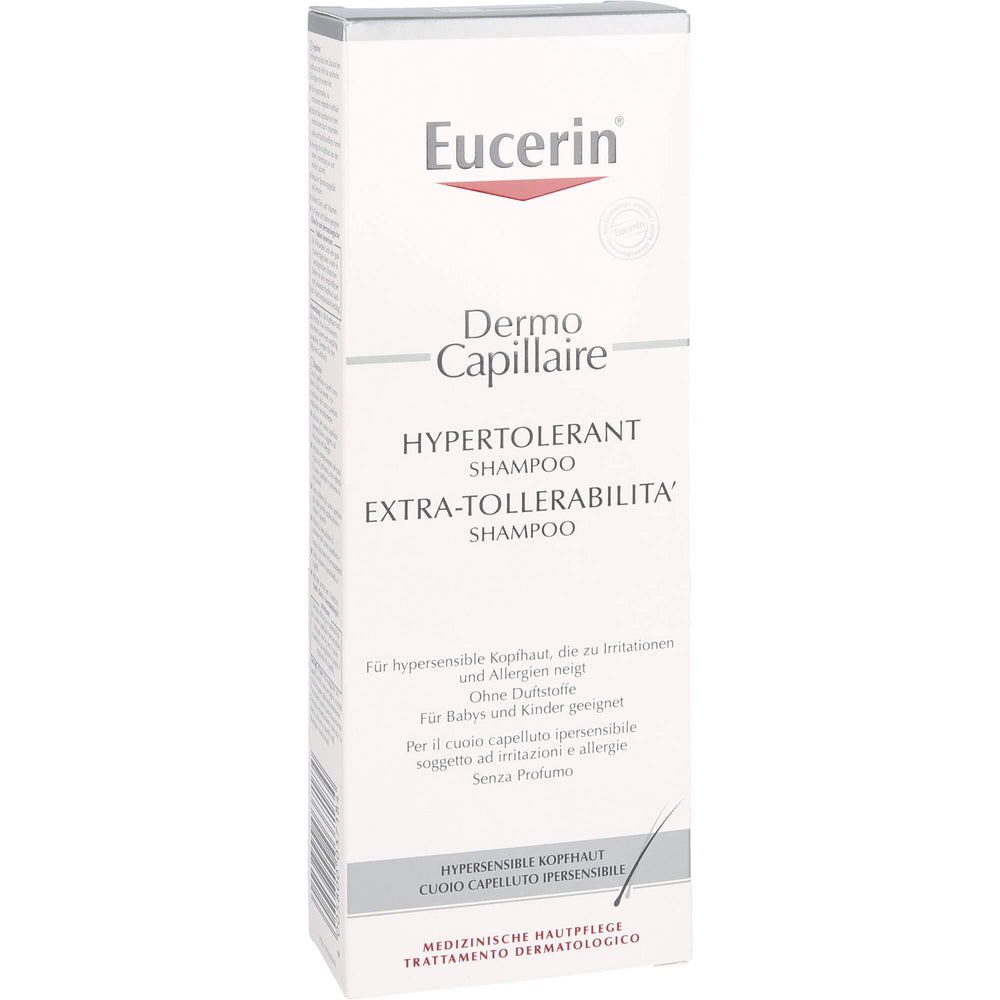 Eucerin Dermo Capilar Extra Tolerabilidad: reduce picor desde la primera aplicación.
