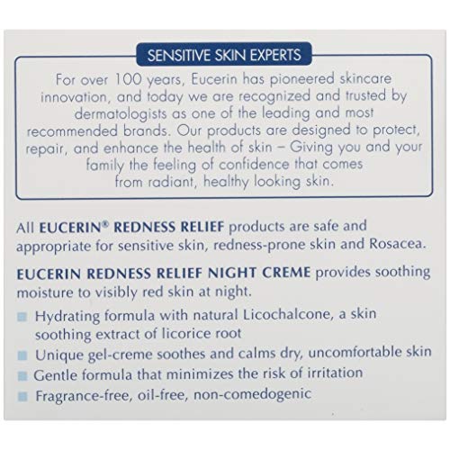Envase frasco crema nocturna Eucerin para facilitar la dosificación.