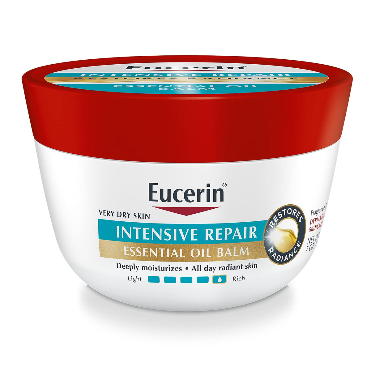 Bálsamo Eucerin Intensive Repair en tarro para cuidado diario de piel muy seca