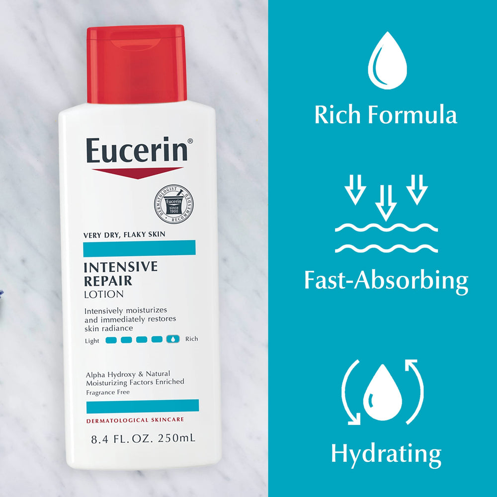 Uso diario recomendado de Eucerin Intensive Repair en cuerpo