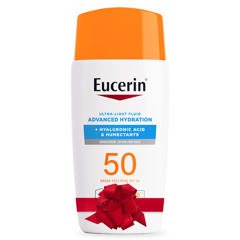 Eucerin Sun Avance Hidratación Ultra Ligero bote SPF50 para protección diaria.