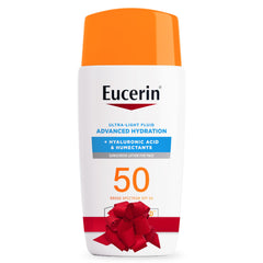 Eucerin Sun Avance Hidratación Ultra Ligero bote SPF50 para protección diaria.