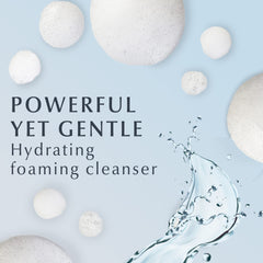 Textura de espuma suave de Eucerin en primer plano.