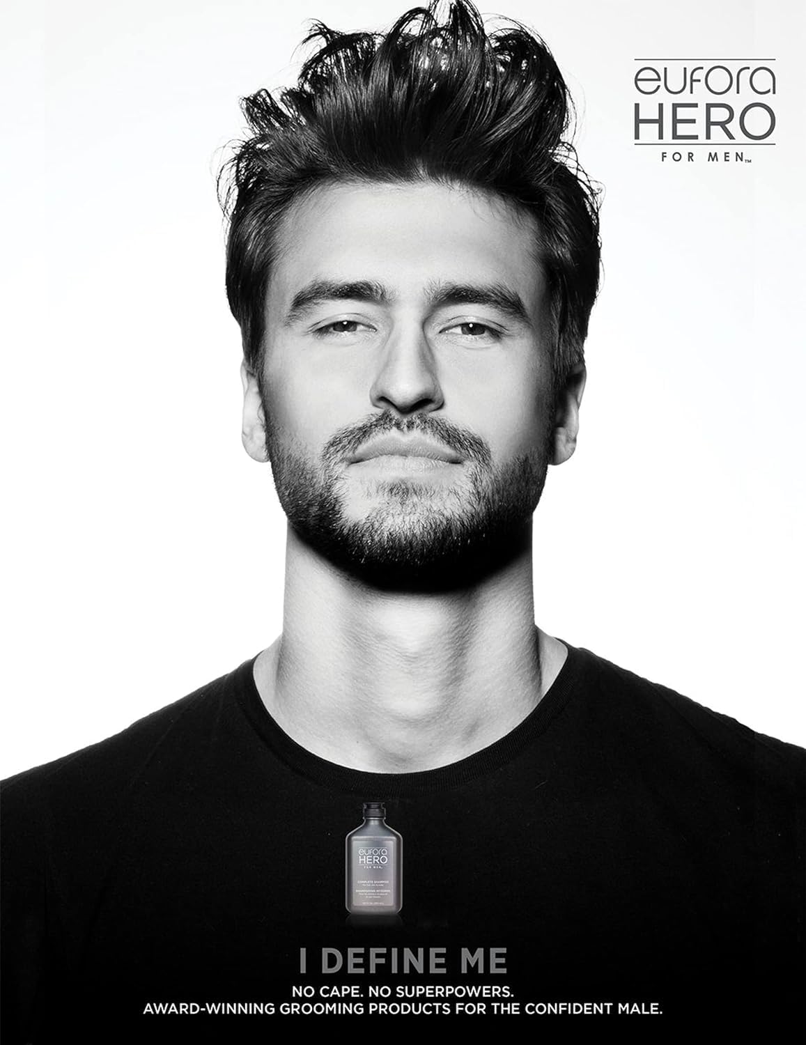 Eufora Hero textura espuma cremosa, facilita la aplicación diaria.