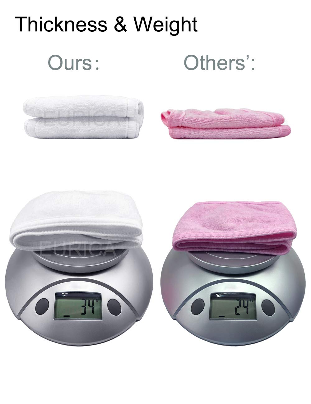 EUICAE banda spa absorbente de microfibra, recoge líquidos eficientemente.