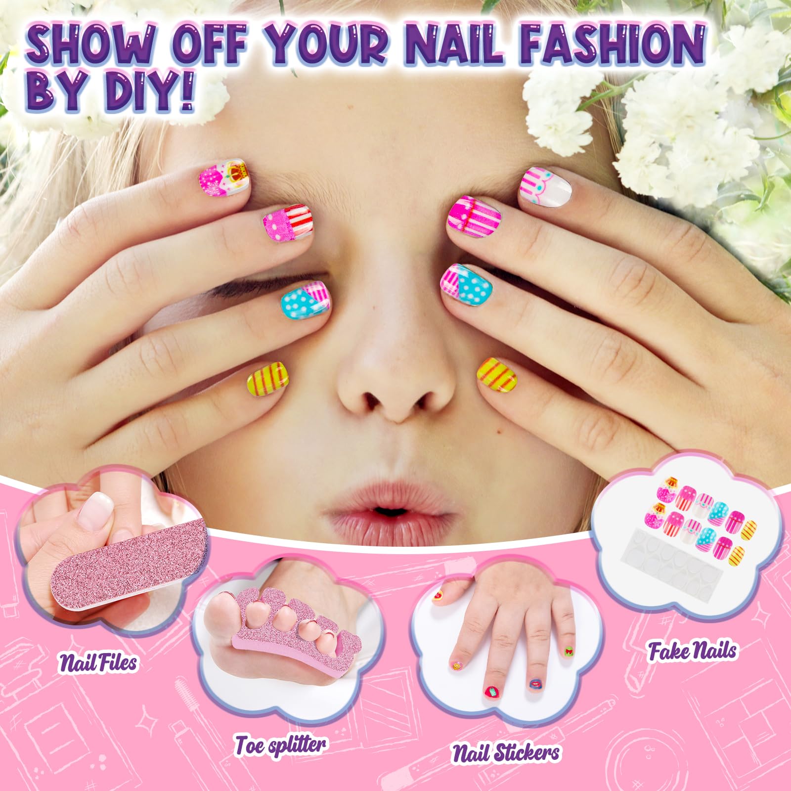 Pegatinas para uñas EULRGAUS para diseños creativos