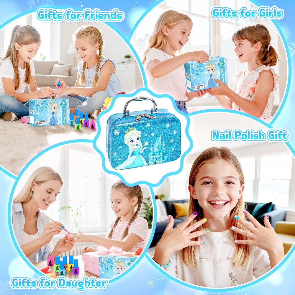EULRGAUS conjunto de uñas para niñas, regalo ideal para cumpleaños.