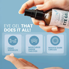 Eva Naturals Gel para ojos aclara ojeras con botánicos