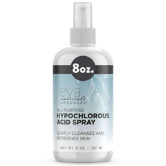 Eva Naturals hipocloroso, niebla facial: limpieza suave y refrescante para piel sensible.