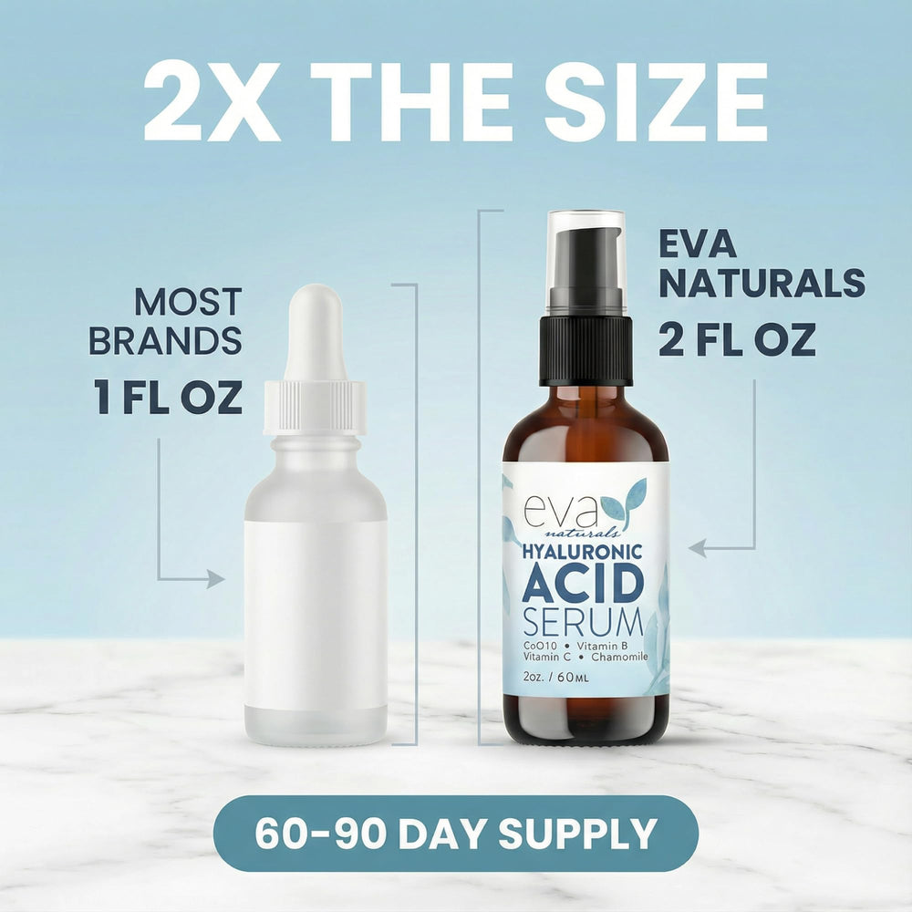 Nutrición hidratante para rostro y cuello con Eva Naturals.