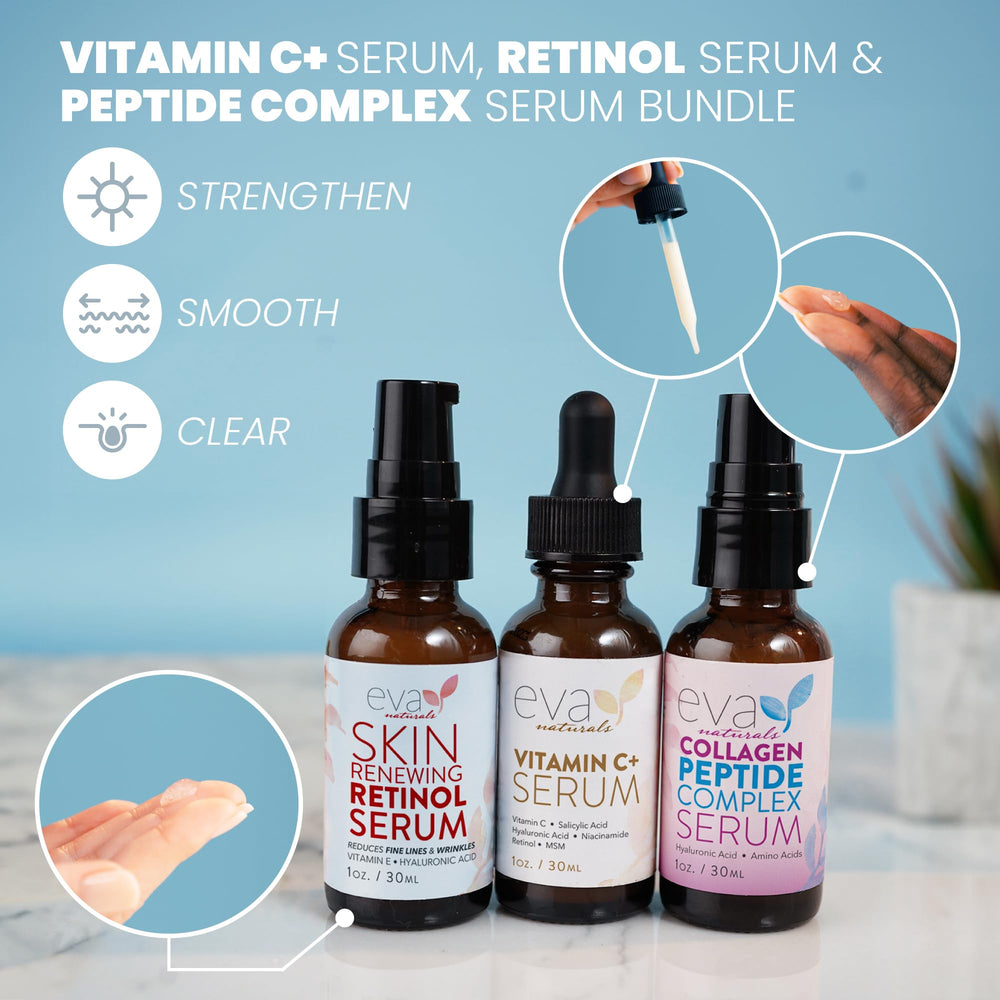 Eva Naturals serum de péptidos botella: mejora firmeza y elasticidad