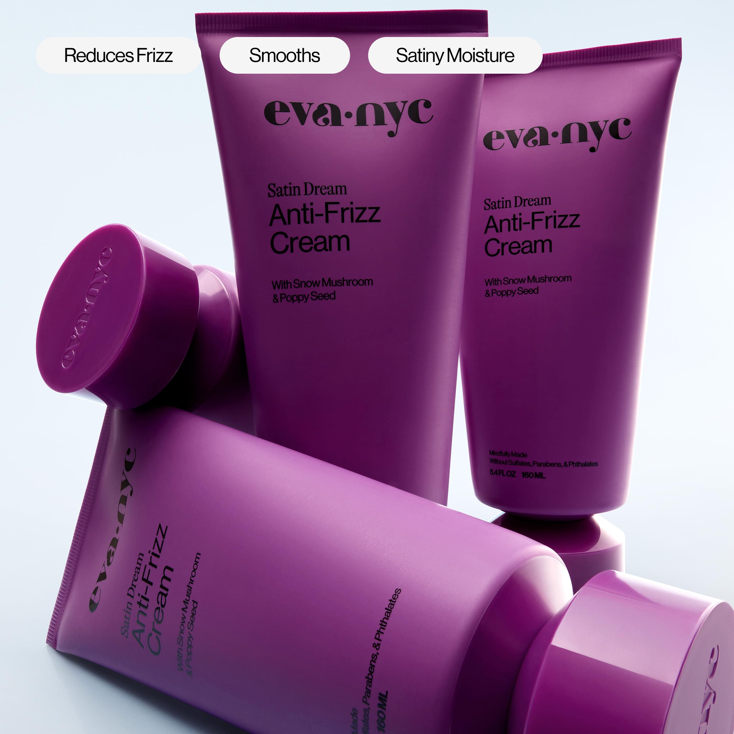 Aceite de semilla de amapola en la fórmula de Eva NYC Satin Dream