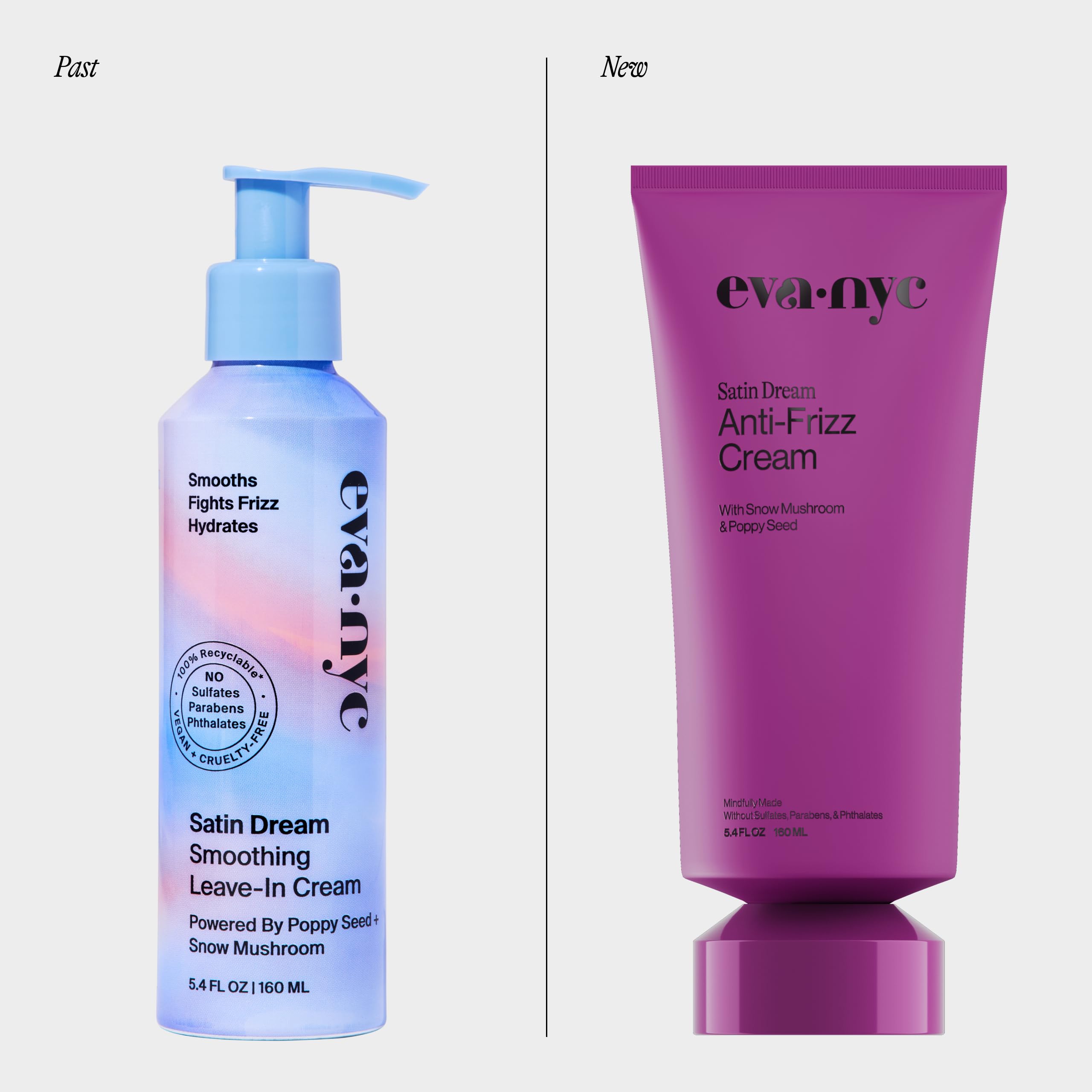 Aplicación de la crema Eva NYC Satin Dream en cabello húmedo