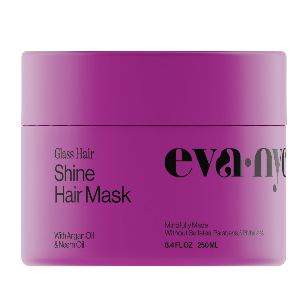 EVA·NYC mascarilla anti-frizz brillo instantáneo para cabello suave.