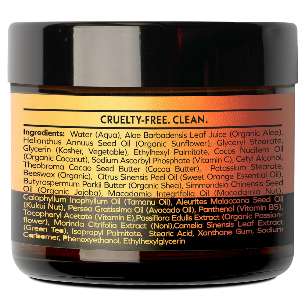 Ingredientes naturales de Eve Hansen, fórmula sin crueldad.