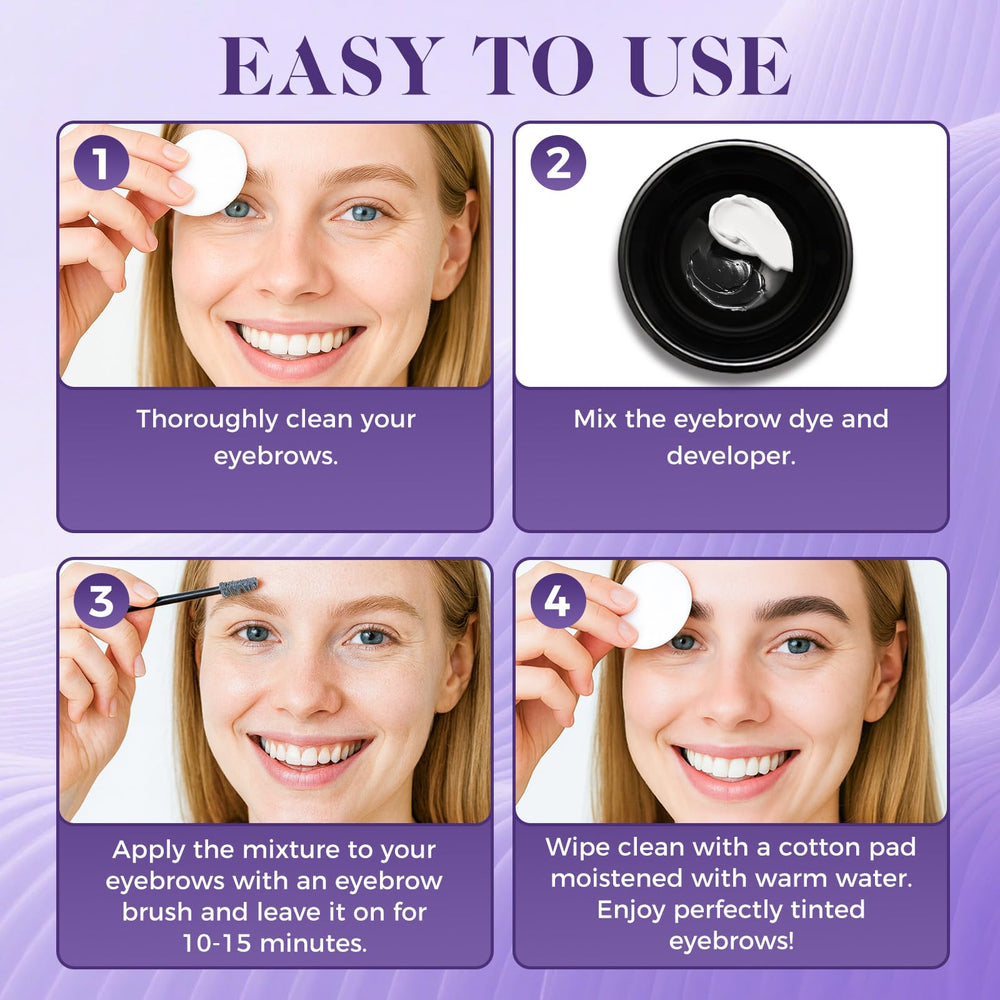 Eveellyn instrucciones de uso claras permiten tintar en casa con confianza.