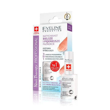 Eveline Cosmetics 3 En 1 blanqueador de uñas para aplicación diaria.