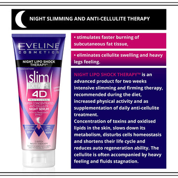 Serum Slim Extreme 4D con textura sedosa para cuidado corporal